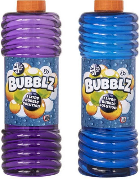 2x bouteilles de recharge à bulles 1 litre par bouteille - Pack de recharge Bubble mix