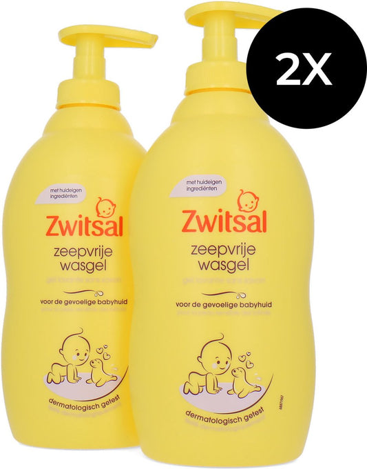 Zwitsal Gel Lavant Sans Savon - 2 x 400 ml