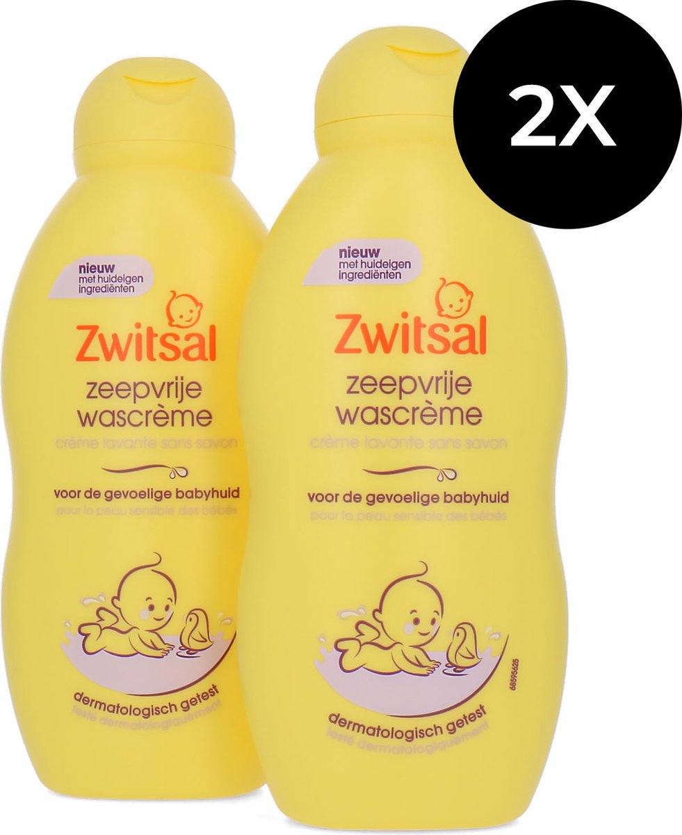 Zwitsal Crème Lavante Sans Savon - 2 x 200 ml